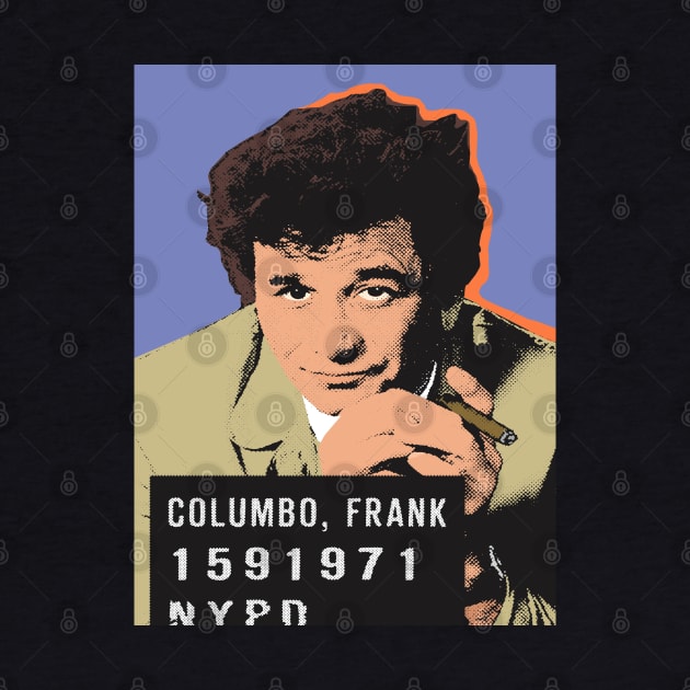 Columbo Mug Shot Comic Art by PengellyArt